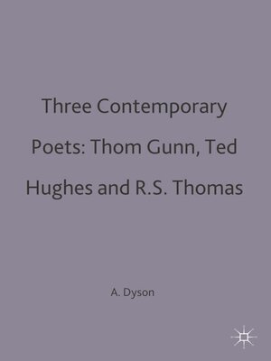 cover image of Three Contemporary Poets